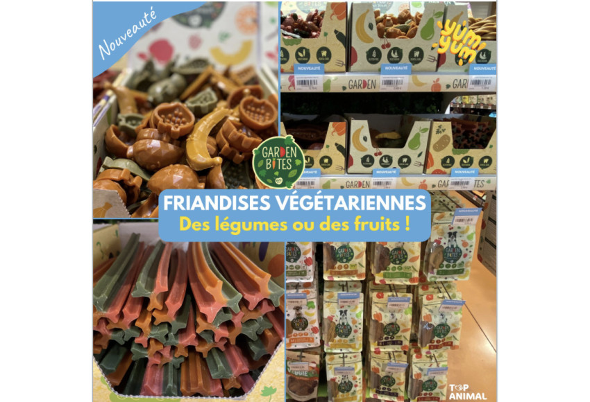 NOUVEAUTES : DÉCOUVREZ LES FRIANDISES GARDEN BITES ! 